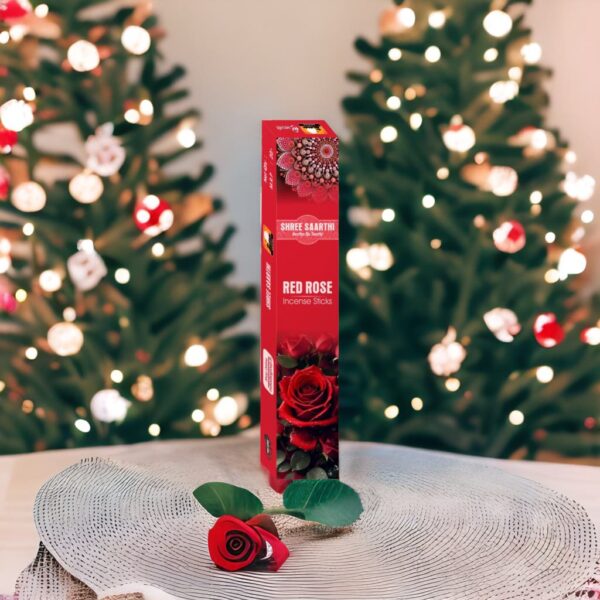 Shree Saarthi Economy Premium Red Rose Incense Sticks | 30 gms.