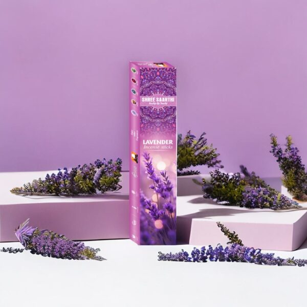 Shree Saarthi Floral Premium Lavender Incense Sticks | 40 gms.