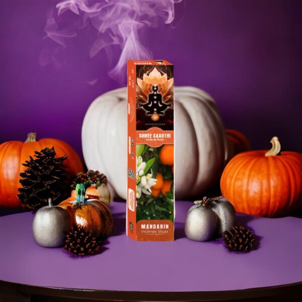 Shree Saarthi Chakra Premium Mandarin Incense Sticks | 68 gms.