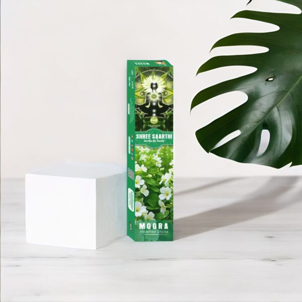 Shree Saarthi Chakra Premium Mogra Incense Sticks | 68 gms.